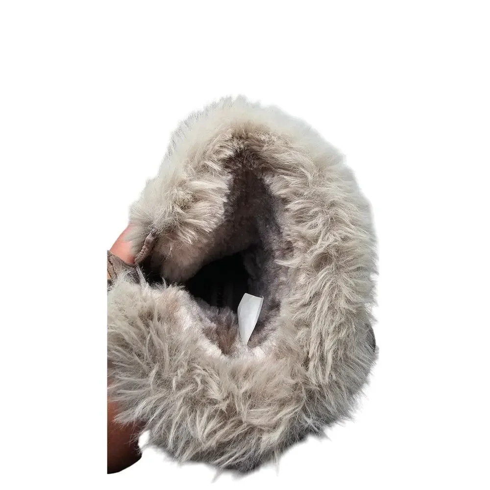 Makalu California Faux Fur Winter Boots – Girls Size 11 M